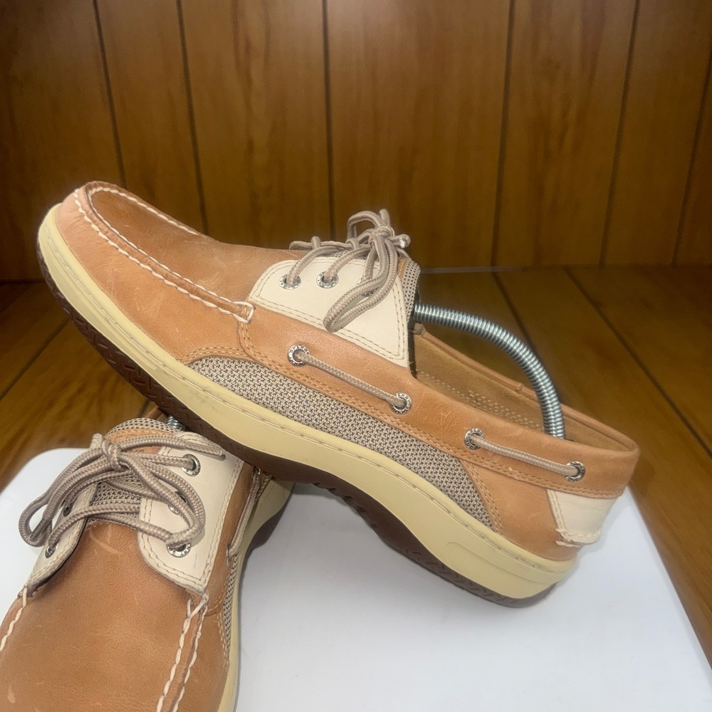 Sperry Top-Sider Billfish Boat Shoes Mens 12M Tan Leather 0799023 C-18 61834